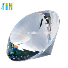 Presente de lembrança de cristal personalizado claro K9 diamante de cristal para lembranças de casamento